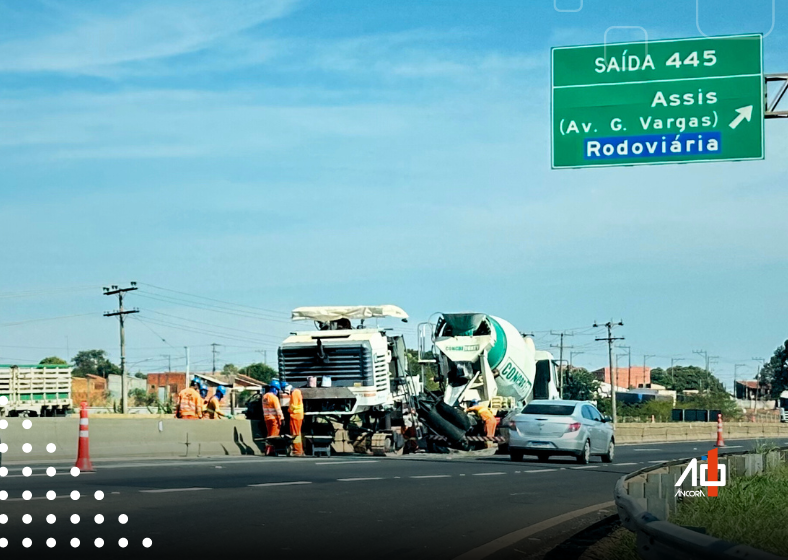 A equipe de reportagem do portal Âncora 1 esteve no local e registrou as condições do trecho em obras