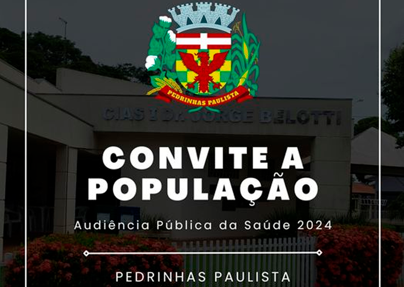 O evento tem como objetivo principal apresentar relatórios financeiros e operacionais da Secretaria de Saúde