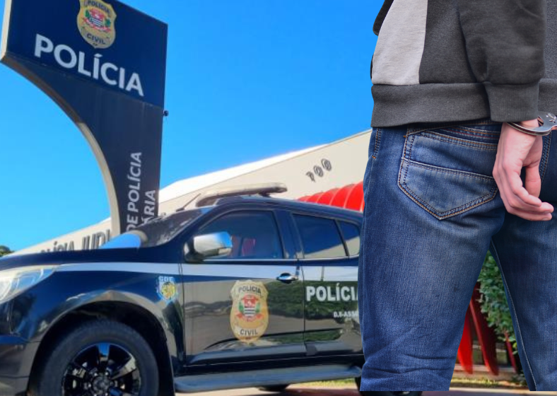 Polícia Civil de Assis efetua prisão de L.B.P.B.G., um dos autores do roubo a residência, após diligências que resultaram na recuperação de bens roubados e apreensão de arma de fogo