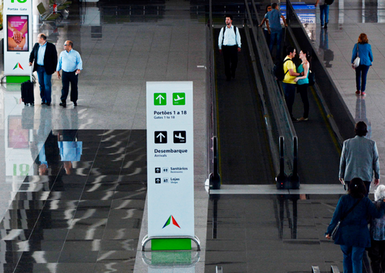 Na categoria de aeroportos globais o Aeroporto de Guarulhos (GRU) ficou em sexto lugar