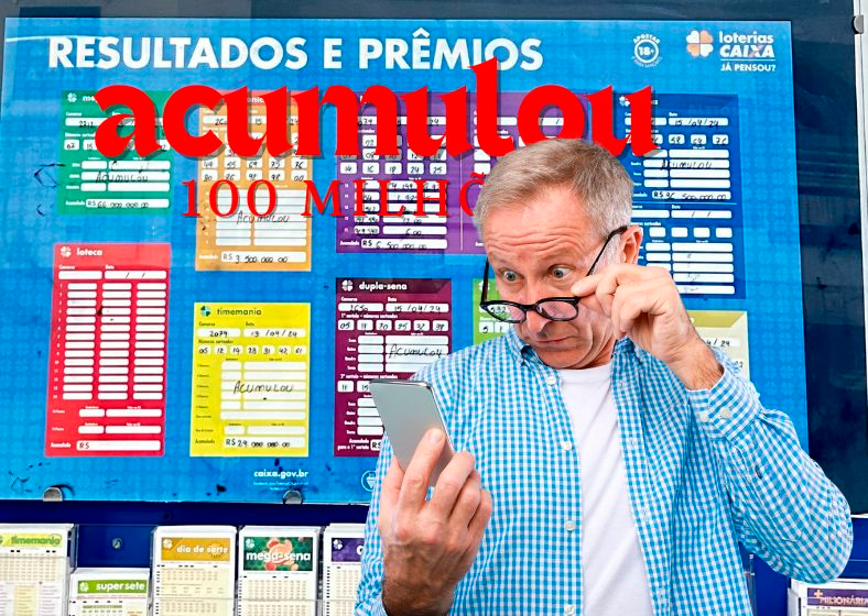  O apostador acertou cinco das seis dezenas, garantindo um prêmio de R$ 51.300,81 na quina