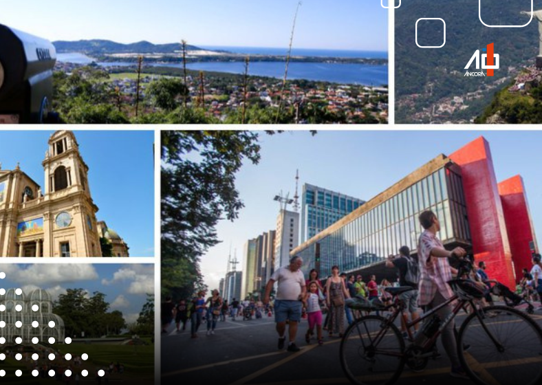 Os principais estados de entrada de turistas foram São Paulo, Rio de Janeiro, Rio Grande do Sul, Paraná e Santa Catarina