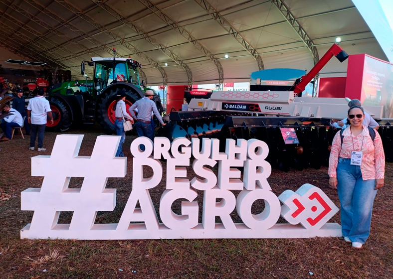 Carla dos Santos, aluna do curso superior de tecnologia em Agronegócio da Fatec Jales foi uma das contempladas