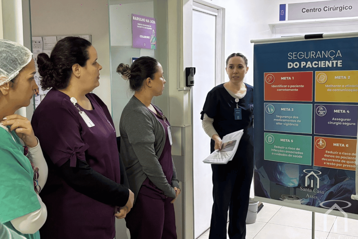 Santa Casa de Assis mobiliza equipes para prevenir erros e reforçar a segurança dos pacientes