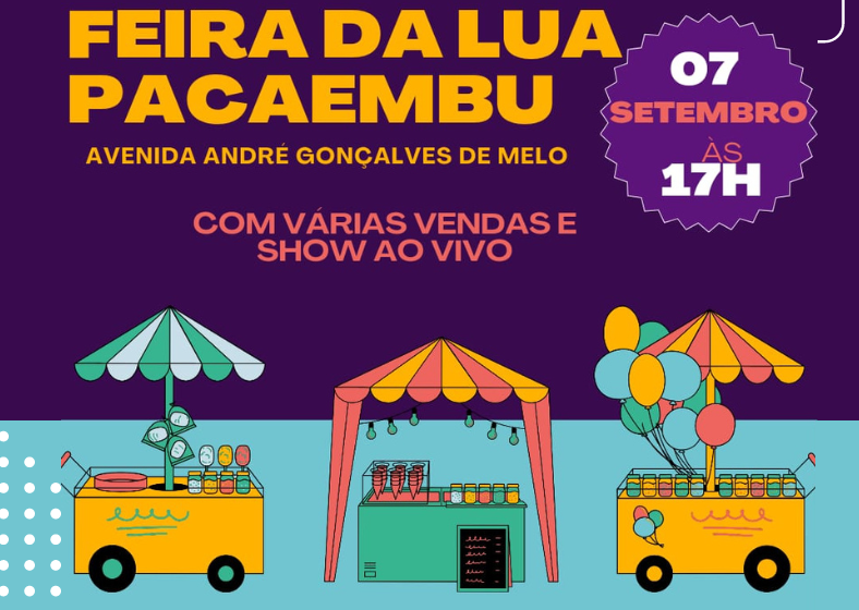 Feira terá início às 17h e contará com a participação de 25 feirantes