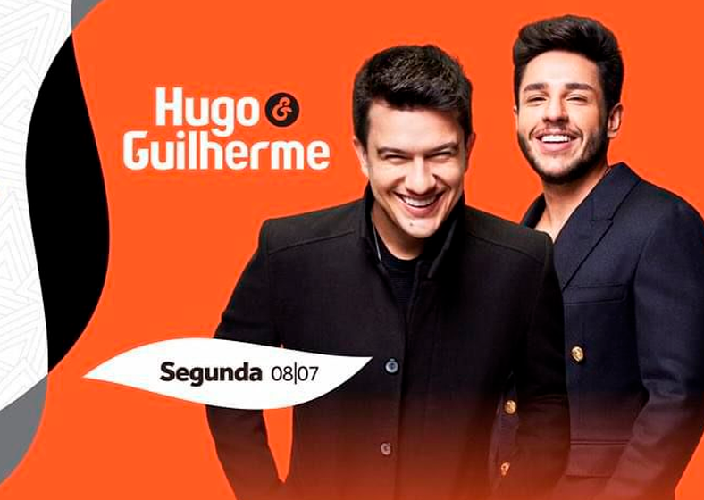  Às 23h30, a dupla Hugo & Guilherme sobe ao palco para animar a noite 