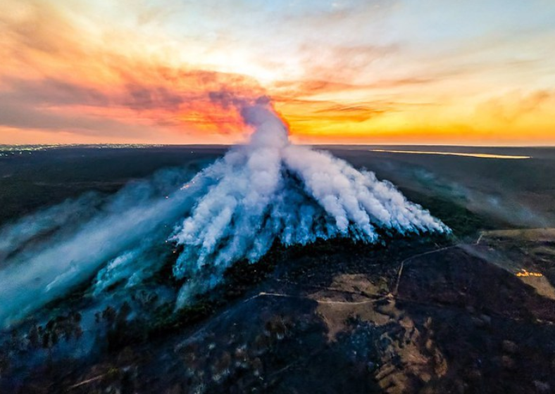 Parque Nacional em chamas: mais um episódio a reforçar a hipótese de crime.