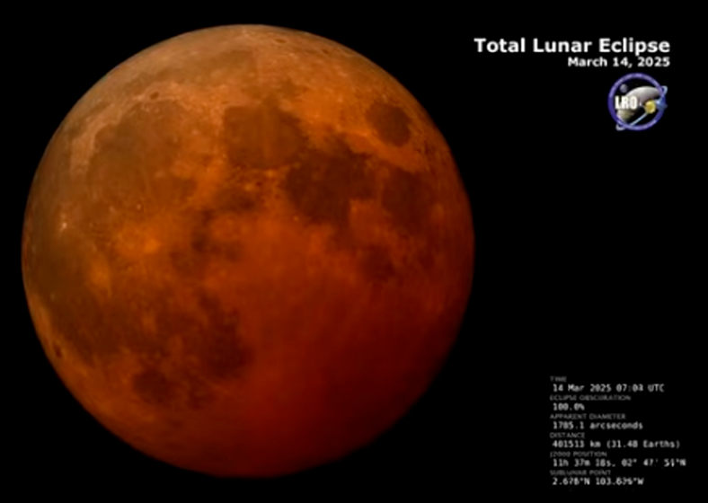 Eclipse lunar total de março de 2025: o que você precisa saber sobre a lua vermelha