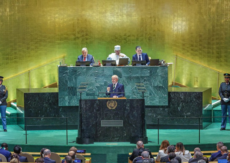 Presidente discursa na abertura do debate da 79° Assembleia Geral da ONU, em Nova York