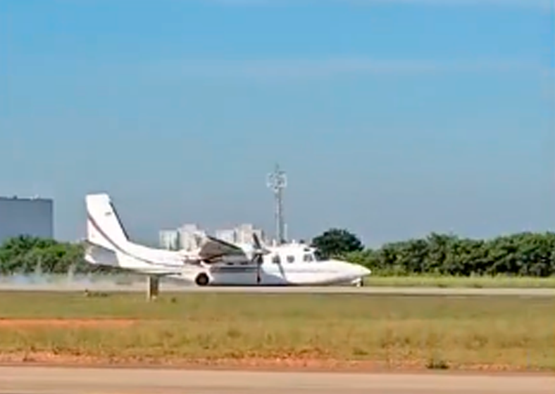 Pouso forçado em Sorocaba: Gulfstream aterrissa sem feridos após falha técnica