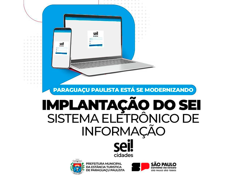 A implantação do SEI-Cidades no município foi regulamentada pelo Decreto Municipal n° 7.209, de 12 de abril de 2024