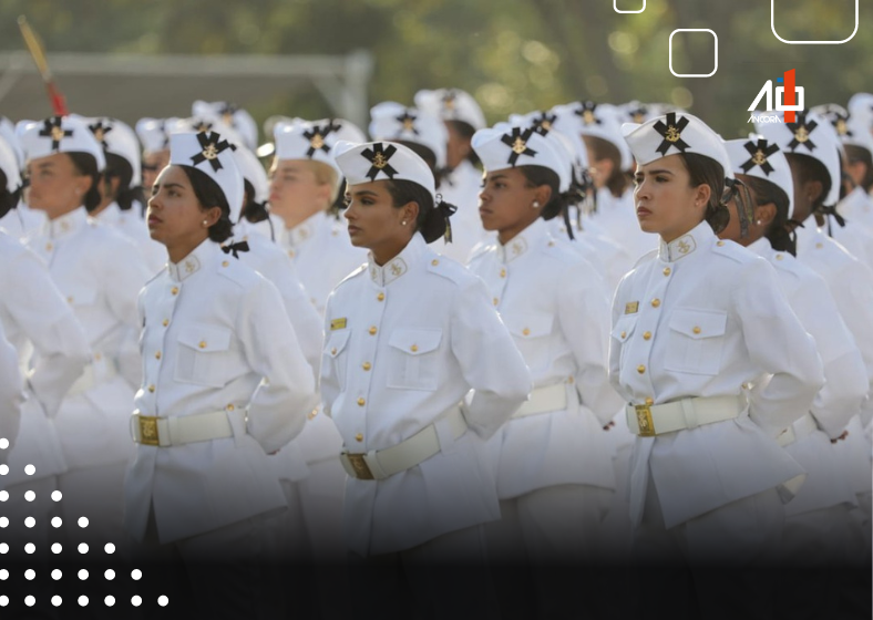 Pela primeira vez na história, a Marinha do Brasil incorporou mulheres como soldados fuzileiros navais