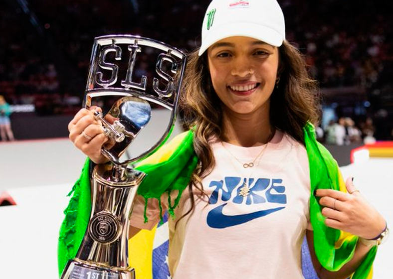 Rayssa Leal conquista etapa da Liga Mundial de Street Skate