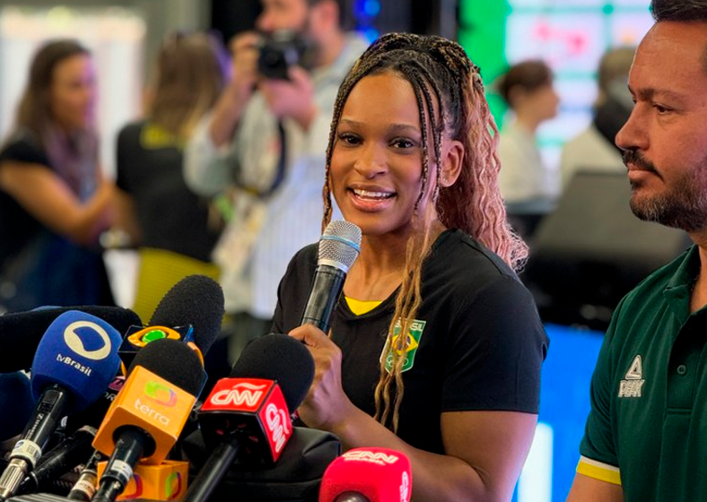 Rebeca Andrade destaca importância do Bolsa Atleta para o crescimento do esporte no Brasil