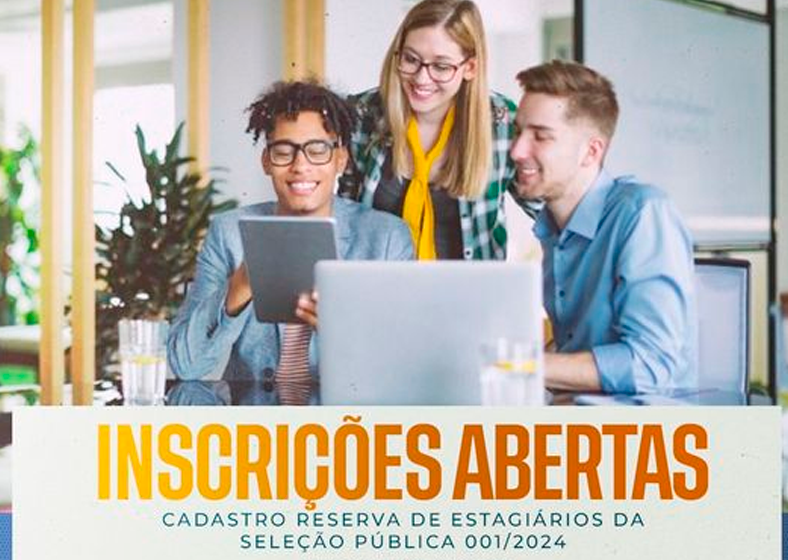 Este cadastro reserva será utilizado para futuras necessidades de estagiários na administração pública municipal