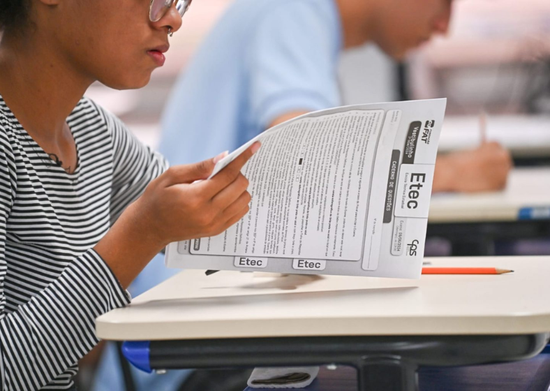 Exame do processo seltivo das Etecs para o primeiro semestre de 2025 será aplicado no dia 15 de dezembro.