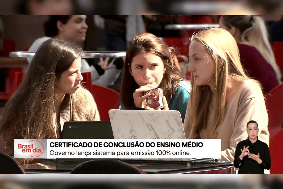 Governo lança sistema para emissão 100% online do certificado de conclusão do Ensino Médio