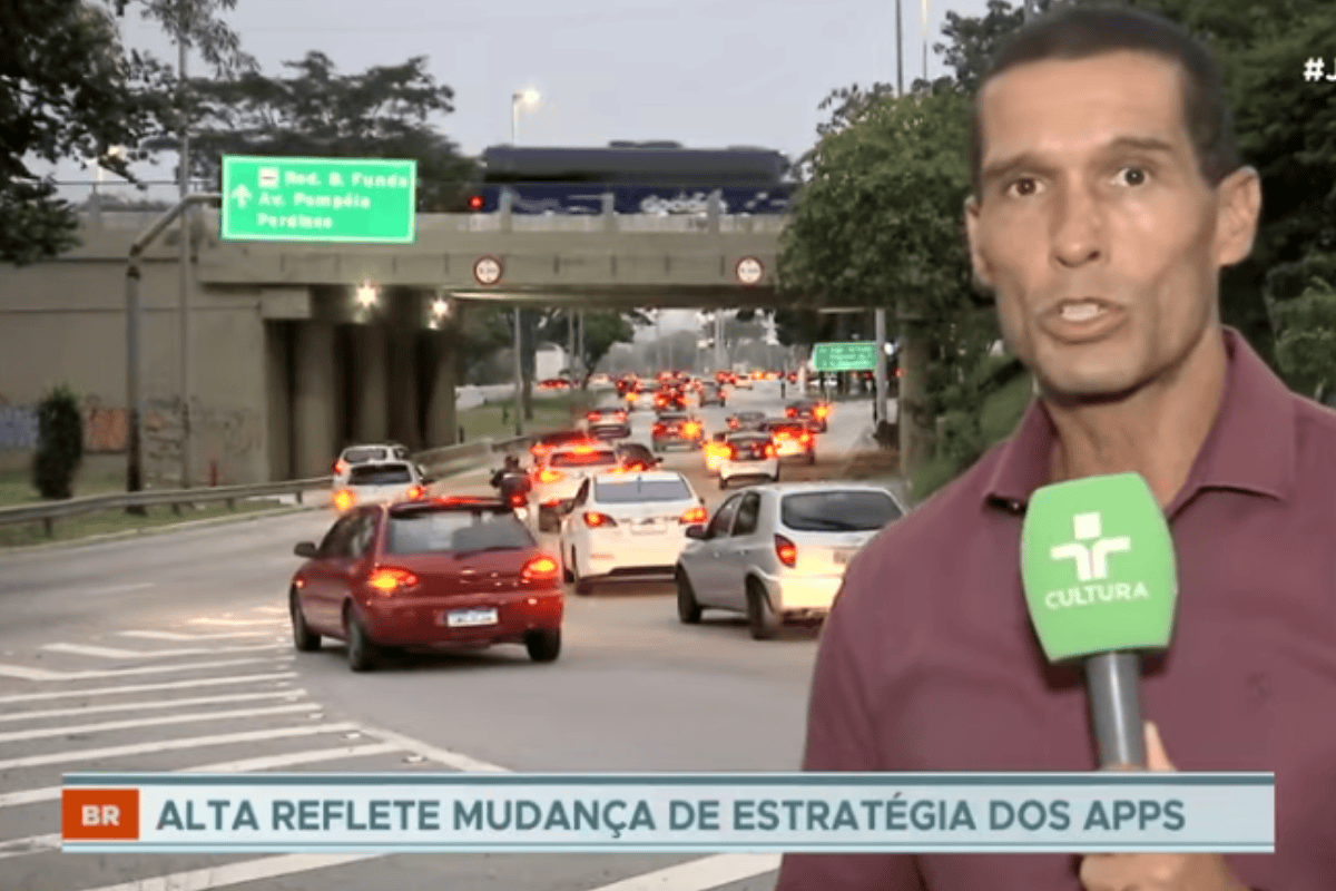 Preço do transporte por aplicativo dispara e sobe 56% em um ano