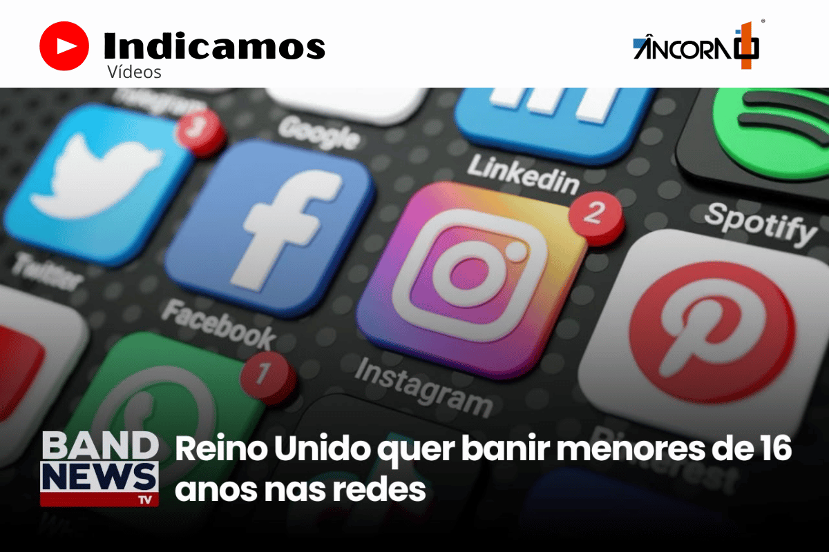 Reino Unido quer banir menores de 16 anos nas redes